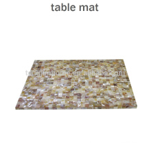 CBM-MP New Style Chinese MOP shell placemat for table decoration